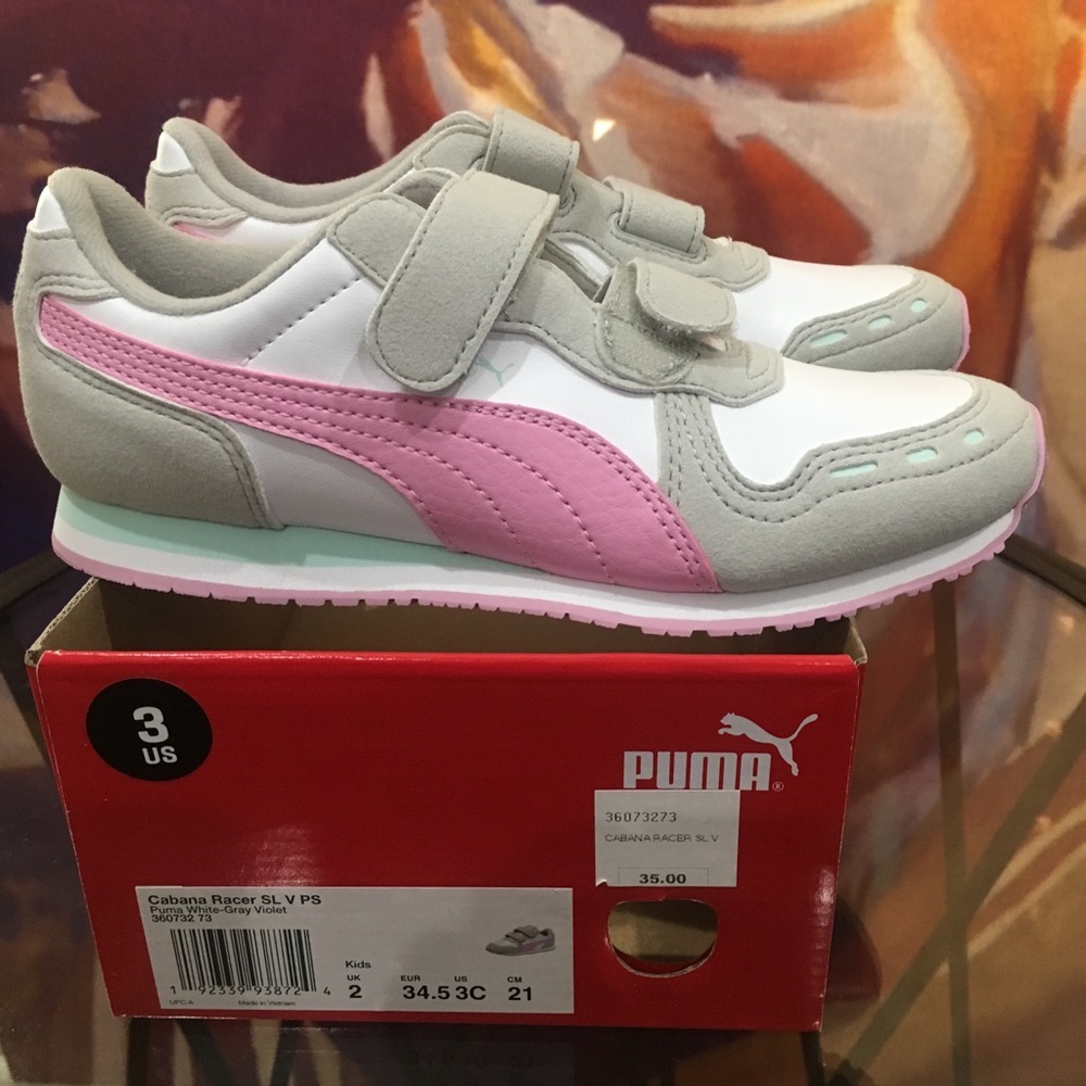Brand New- Puma Cabana Racer SL V PS size 3